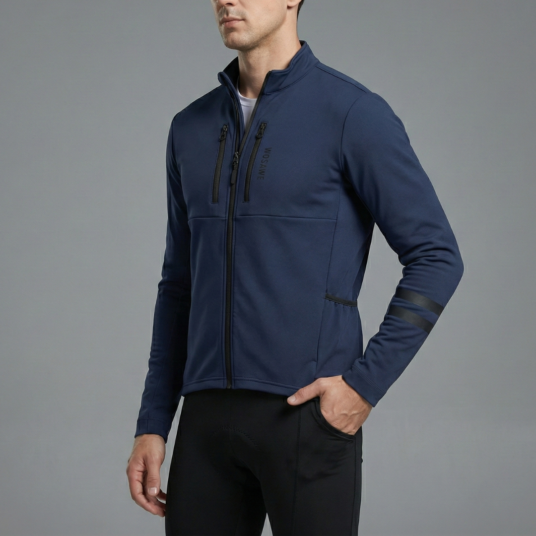 Veloxaro Herren Thermo-Radjacke