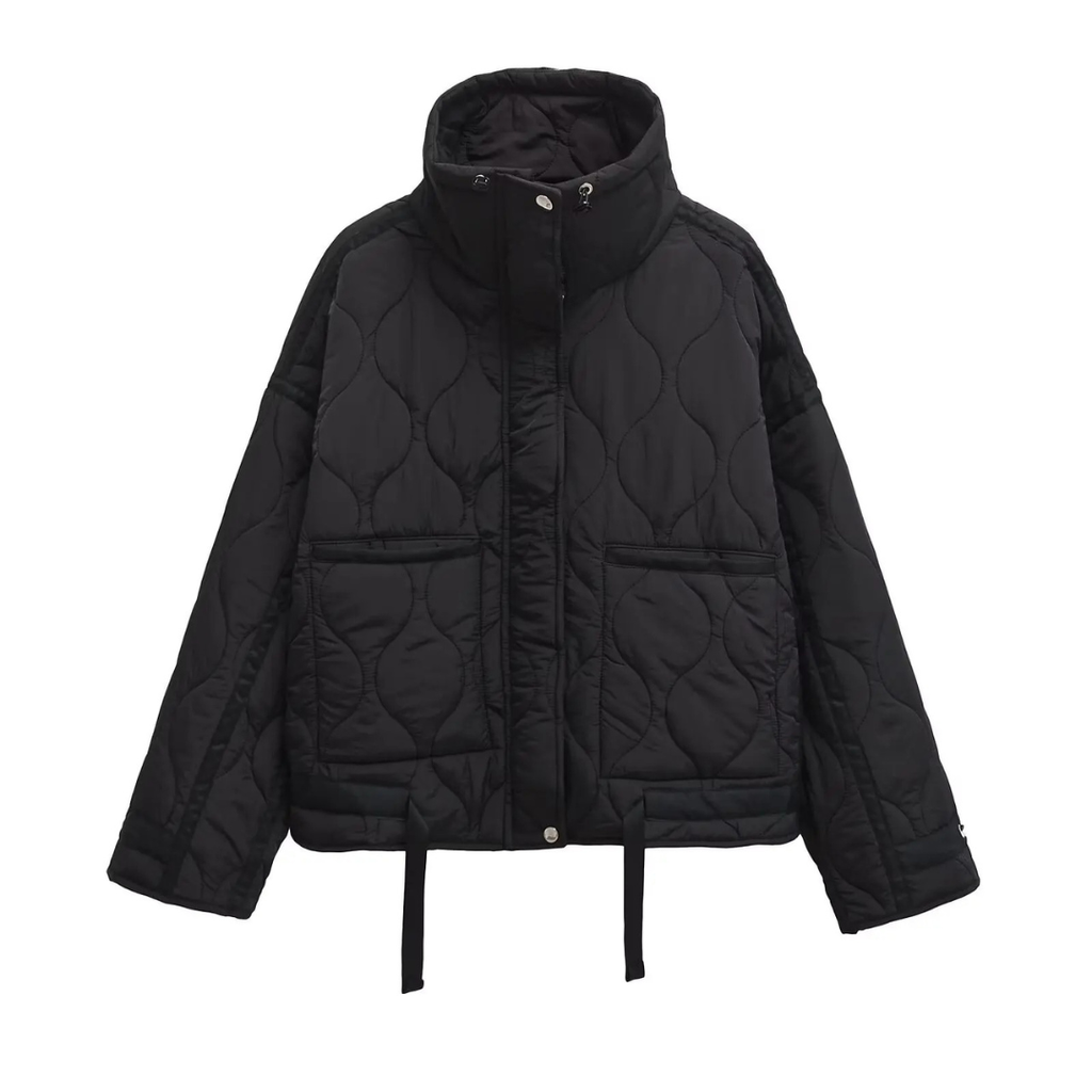 Mantel Damen mit Reißverschluss & großen Taschen – WinterLoom Jacket