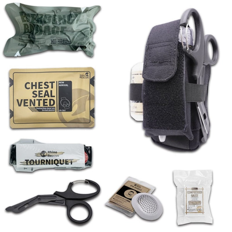 Tactical-Hüfttasche mit Erste-Hilfe-Set