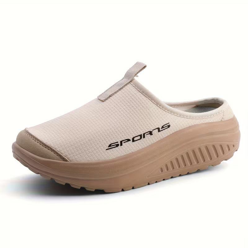 Damen-Komfort-Slip-on-Hausschuhe mit geschlossener Zehenpartie