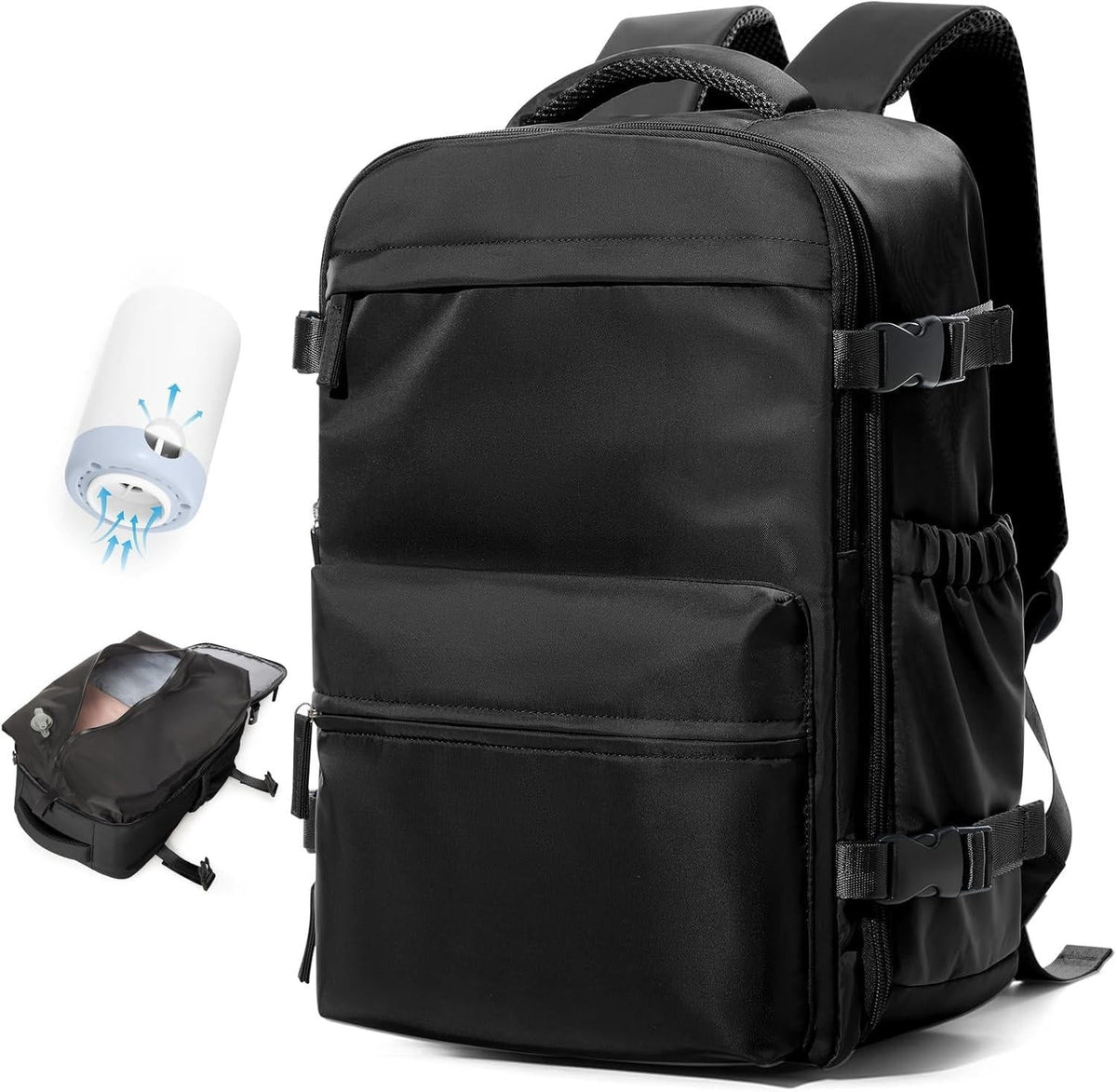 15,6-Zoll-Reiserucksack mit Vakuumkompression