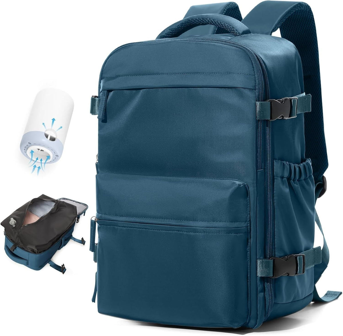 15,6-Zoll-Reiserucksack mit Vakuumkompression
