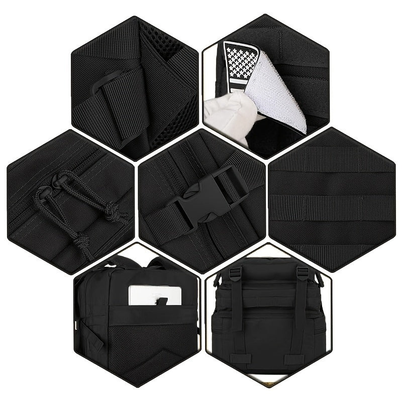 45L Wanderrucksack mit MOLLE-System für Camping und Trekking