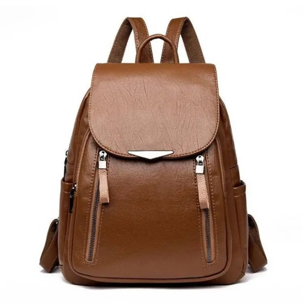 Damentaschen Rucksack aus PU-Leder mit großem Stauraum – CityStyle Backpack