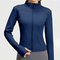 Thermiqurv Slim-Fit Jacke mit durchgehendem Reißverschluss