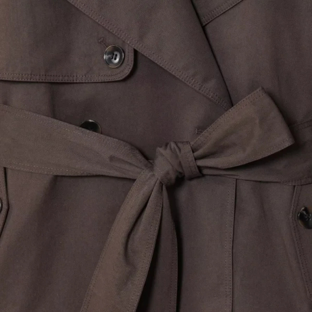 Mantel Damen mit Taillengürtel & Doppelreiher – Maillard Grace Coat