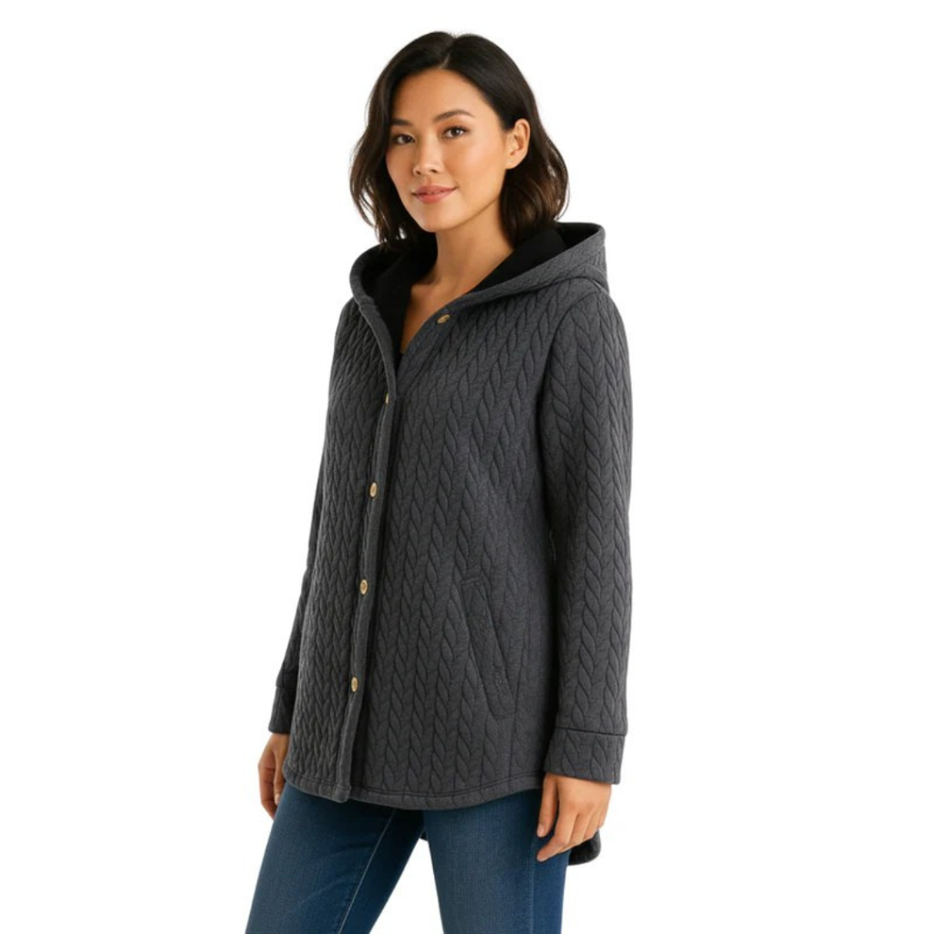 Arlo Strickjacke mit Kapuze
