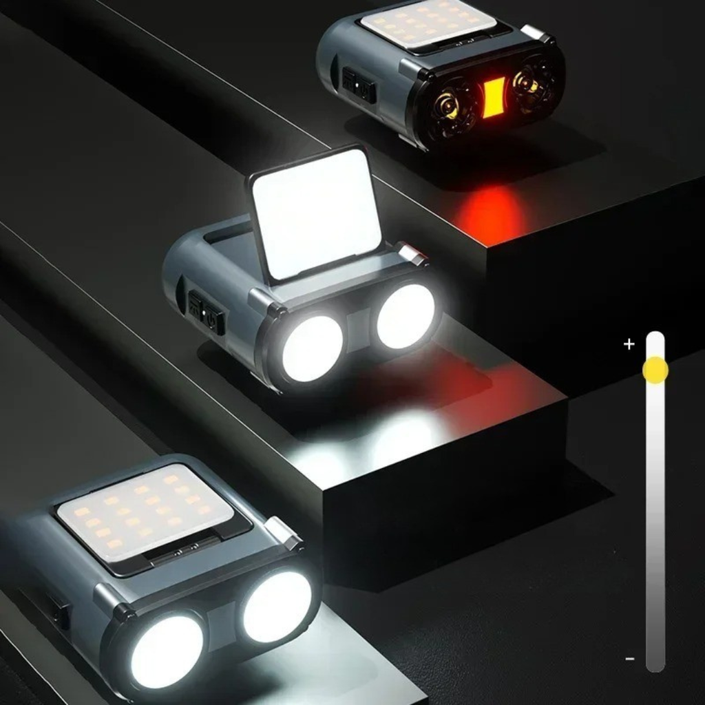snoutatelier | TrailOrbis USB-Stirnlampe mit Bewegungssensor