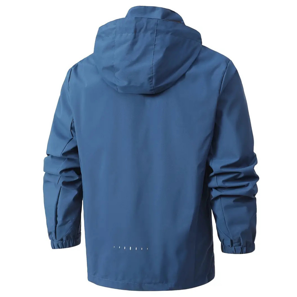 Herren Kapuzen-Wasserdichte Regenjacke – Legere Alltags-Regenjacke für Herren