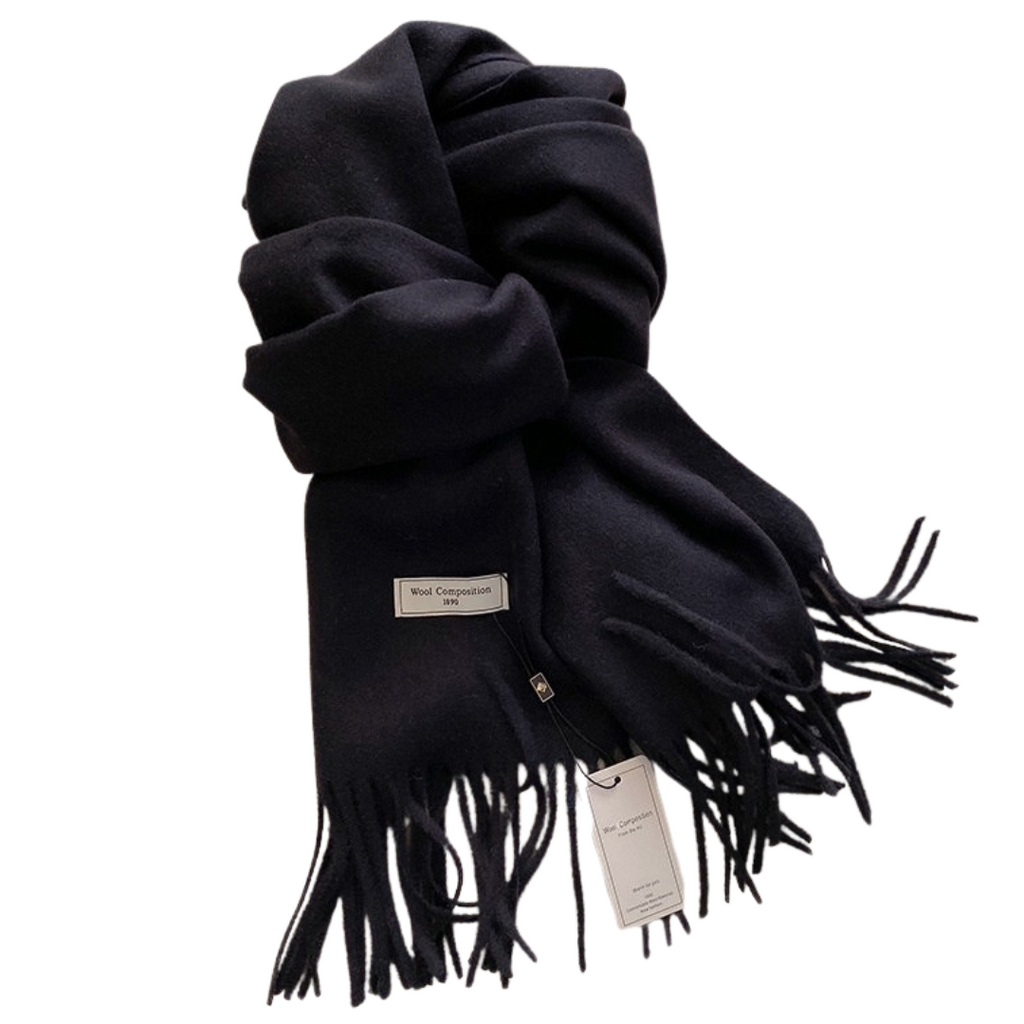 Wintermantel Schal Damen – WollSoft Élan