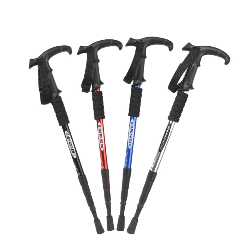 Wanderstock faltbar Aluminium 110 cm – BergFlex 4-teilig