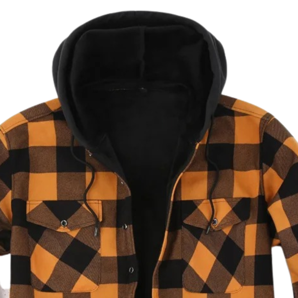 Flanell Pullover mit Reißverschluss – NordFlame Check