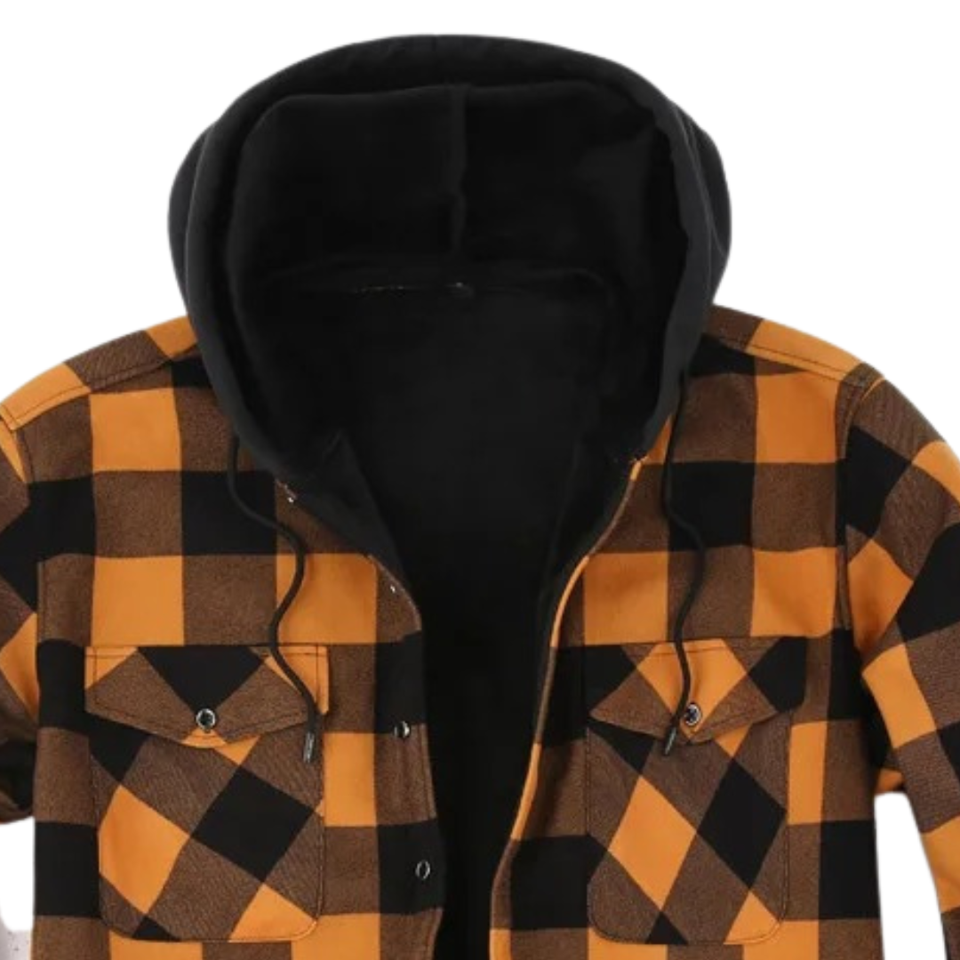 Flanell Pullover mit Reißverschluss – NordFlame Check