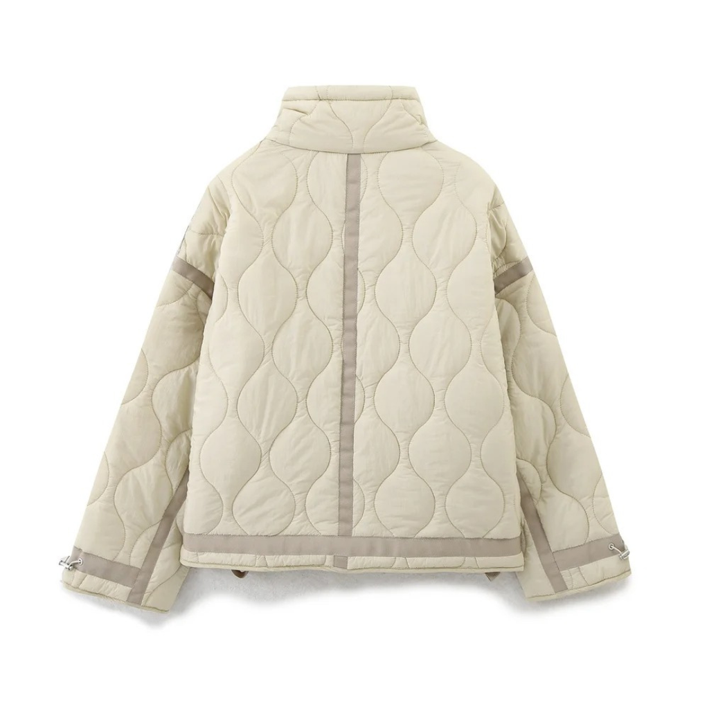 Mantel Damen gesteppt mit Reißverschluss & Taschen – AirSoft Cotton Jacket