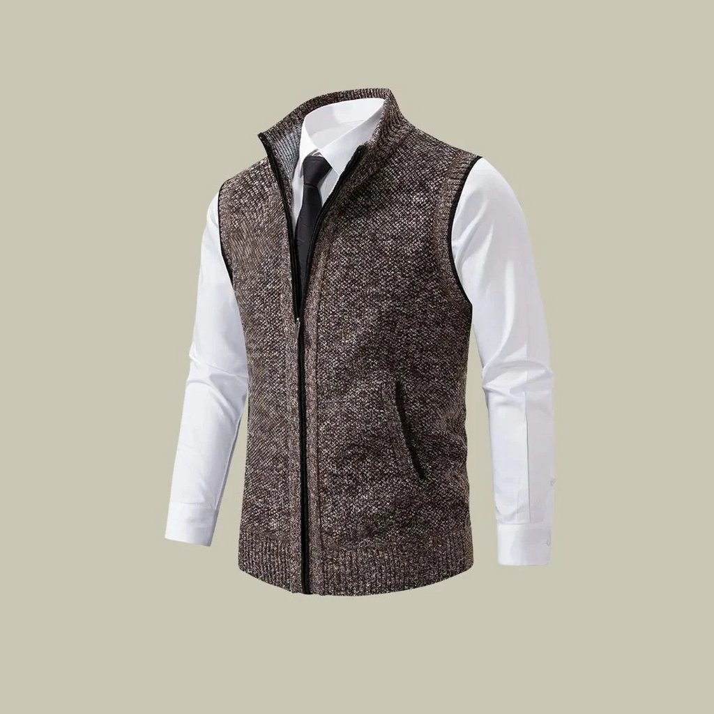 Pullover Bodywarmer Herren mit Reißverschluss & leichter Isolierung – ClassicLayer Vest