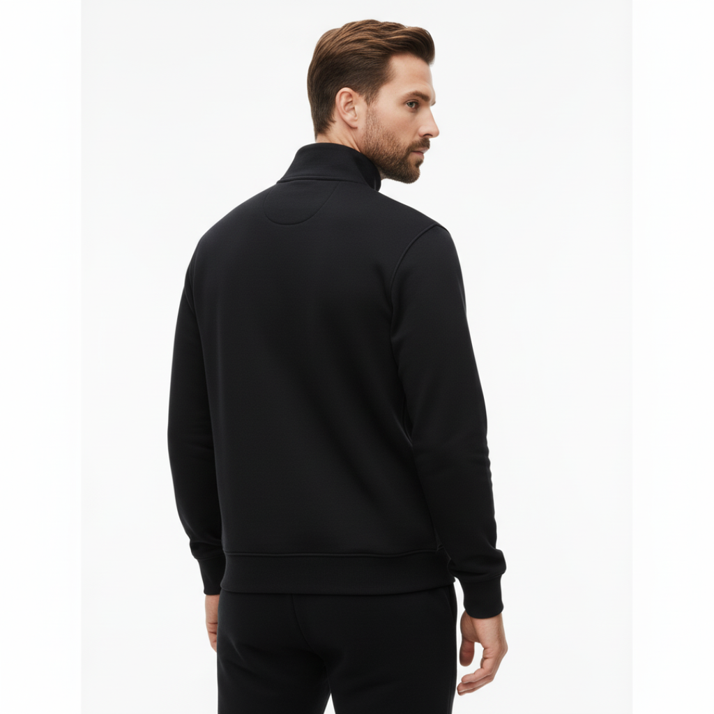 UrbanCore Strickpullover mit Halb-Reißverschluss