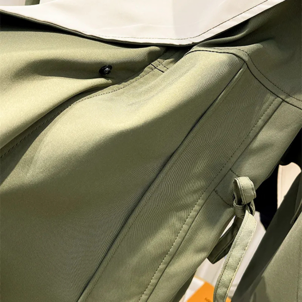 Damen Übergangsjacke mit verstellbarer Taille & leichtem Design – NordBreeze Alva