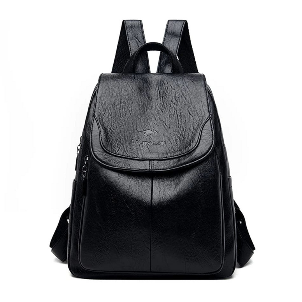 Veganem Leder Taschen Rucksack mit Anti-Diebstahl-Design für Damen – EleganceSafe Backpack