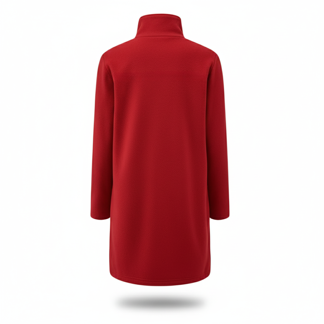 Eleganter Wintermantel Damen lang & warm im Woll-Look – Nordura Coat