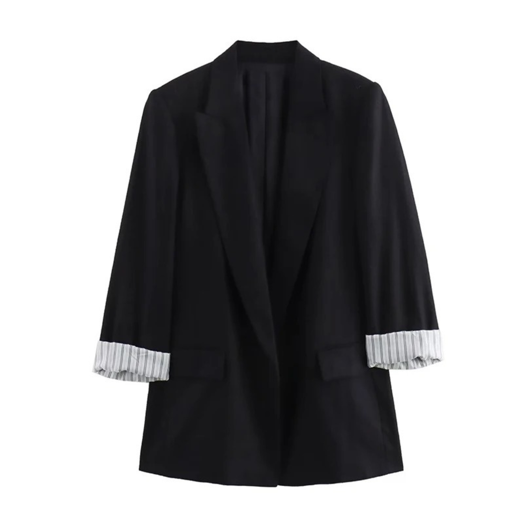 Mantel Damen mit Vintage-Revers & Taschen – Nordveil Blazer