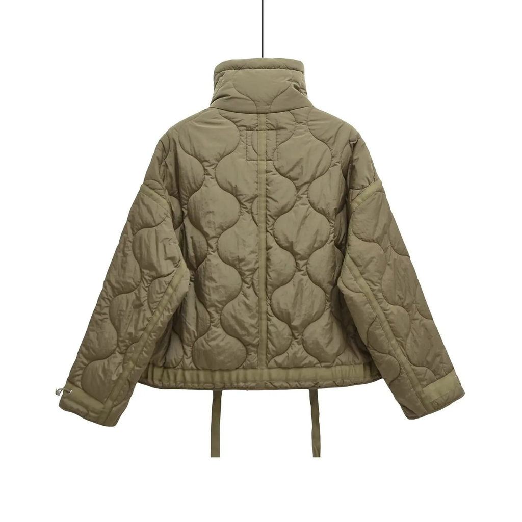 Mantel Damen mit Reißverschluss & großen Taschen – WinterLoom Jacket