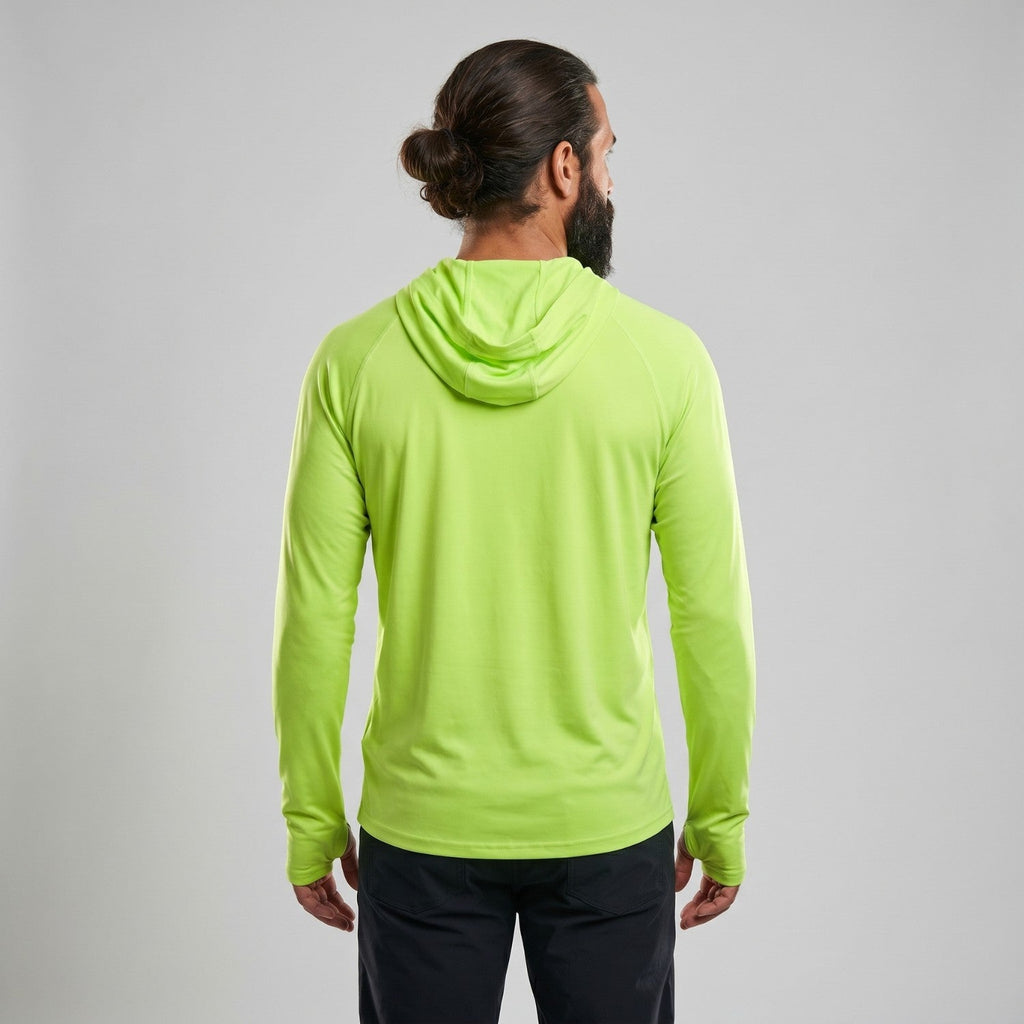 Herren UV-Hoodie UPF 50+ – leicht, schnelltrocknend mit Daumenschlaufen