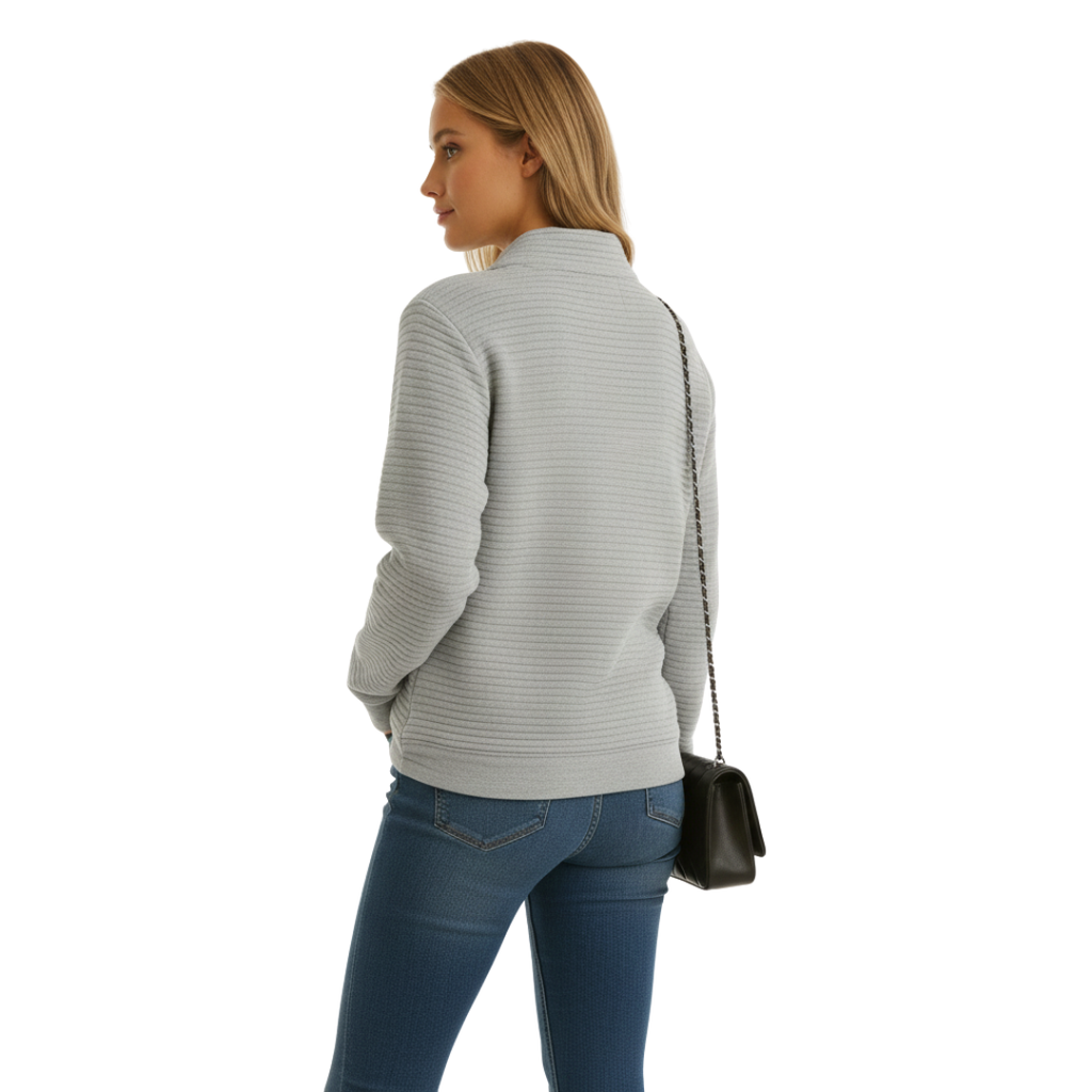 Selene Pullover mit Halb-Reißverschluss