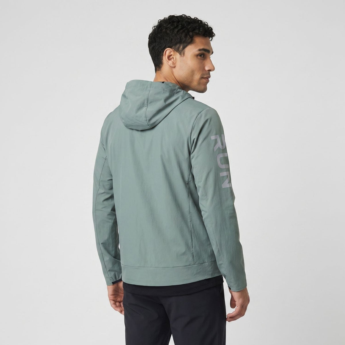 Herren Laufjacke leicht und faltbar – winddicht und wasserabweisend