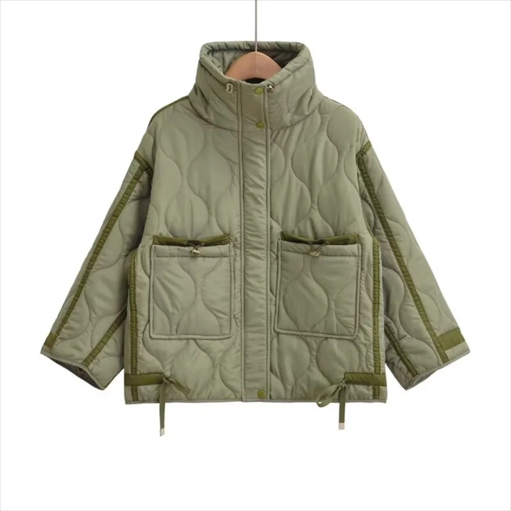 Mantel Damen gesteppt mit Stehkragen & Taschen – ArcticWave Winterjacke