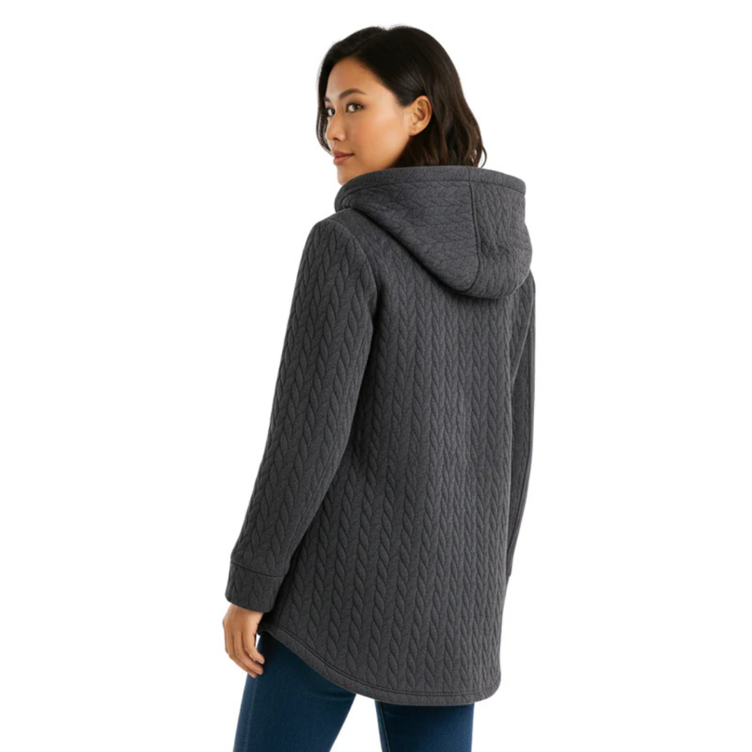 Arlo Strickjacke mit Kapuze