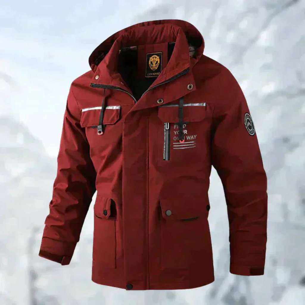 Winterjacke wasserdicht & warm mit abnehmbarer Kapuze – NordFrost Shield