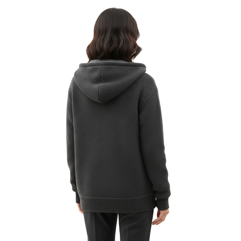 StoneWeave Kapuzenpullover mit Struktur