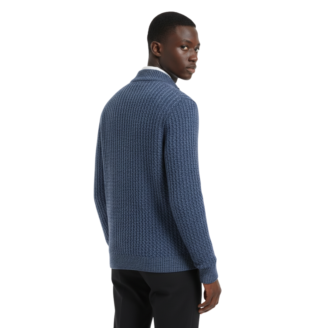 Sandridge Wollpullover mit Reißverschluss