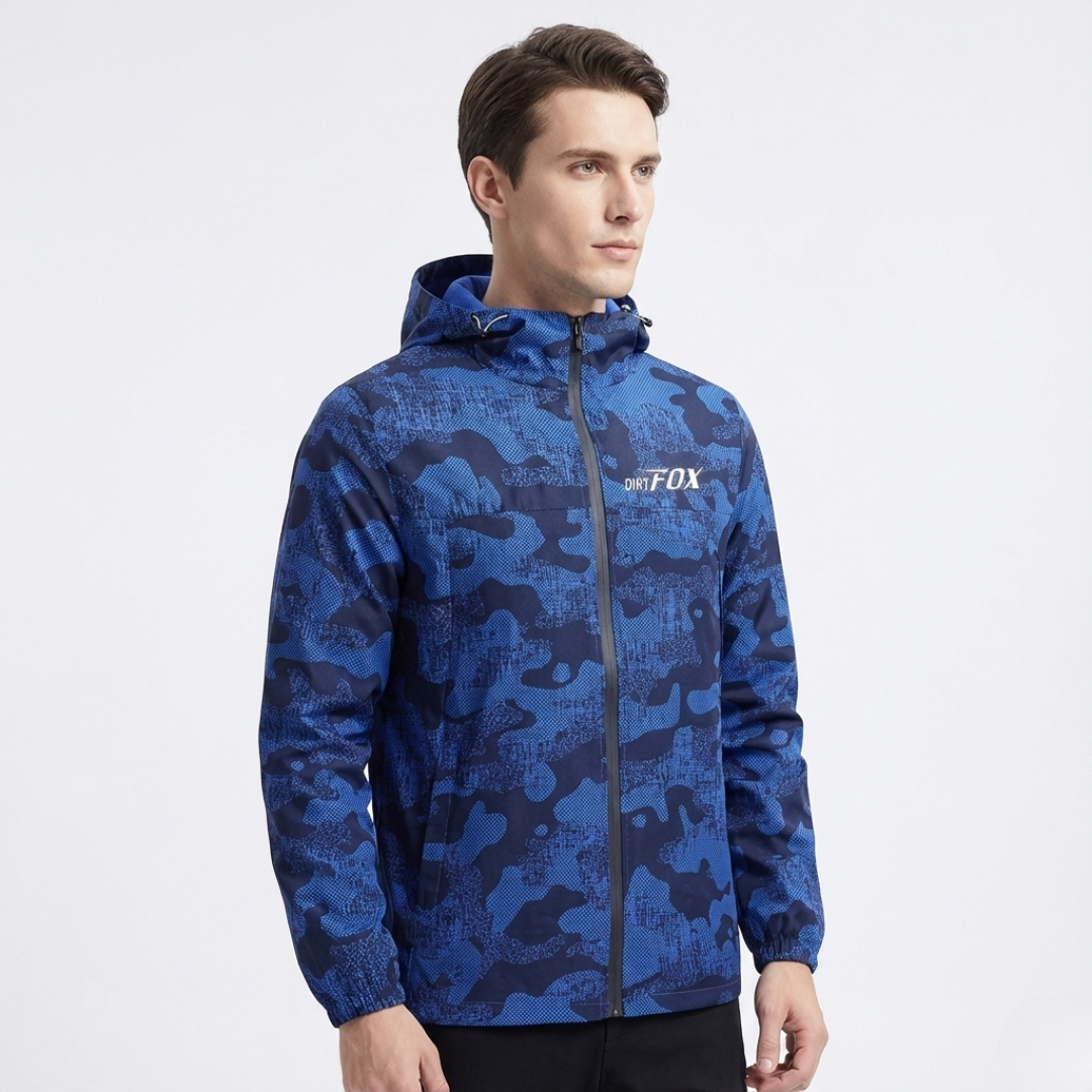 VeloGuard Fahrrad-Windjacke mit Kapuze