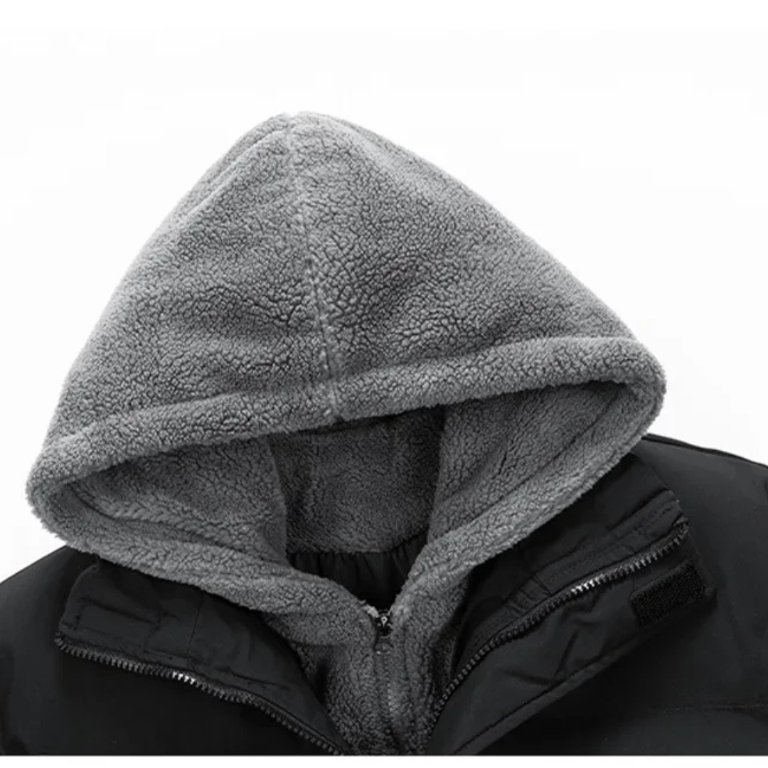 Jacke für Herren mit Fleecefutter & Kapuze – NordFrost Parka