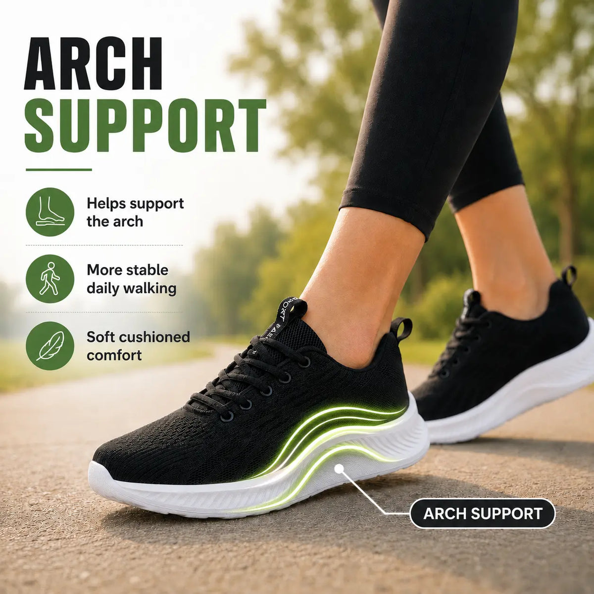 Damen-Komfort-Sneaker für Wandern und Outdoor