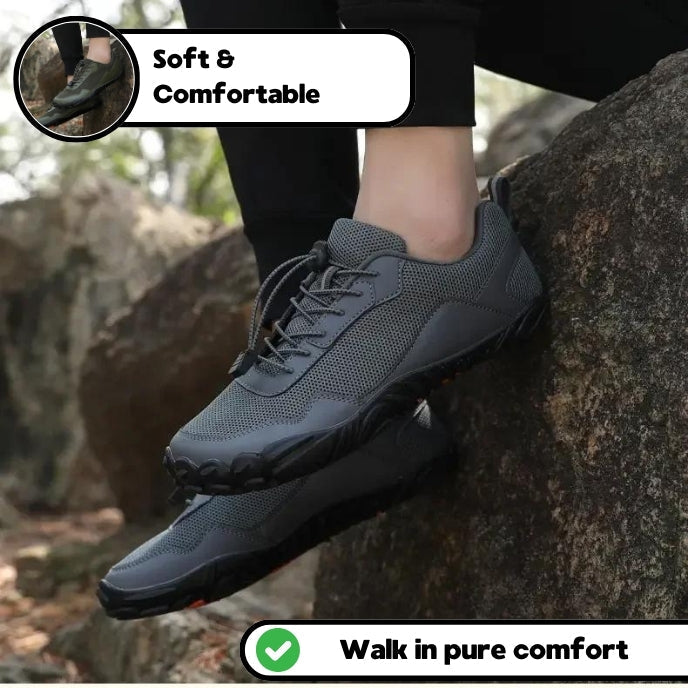 Komfort-Barfuß-Wanderschuhe mit breiter Zehenbox – Unisex