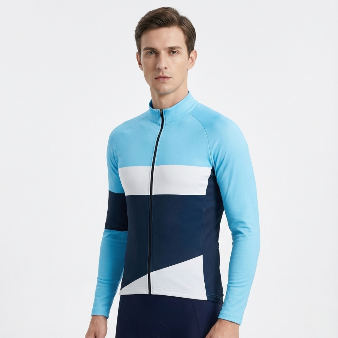 VeloTherm Herren-Langarm-Radtrikot