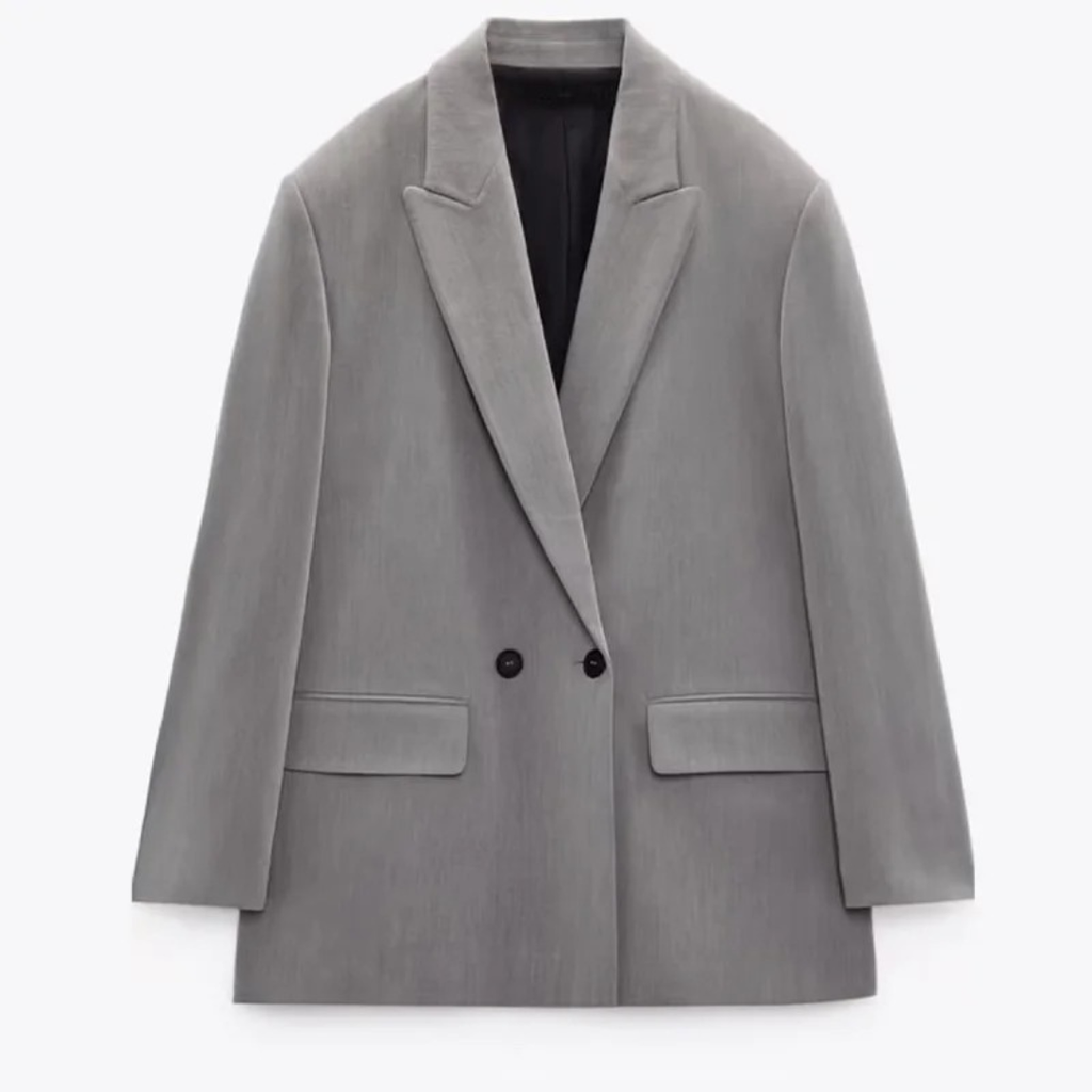 Mantel Damen mit Doppelreihigem Schnitt & Elegantem Office-Look – LioraBlaze Blazer