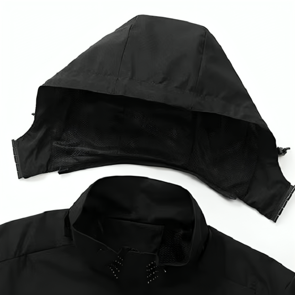 Herren Kapuzen-Wasserdichte Regenjacke – Legere Alltags-Regenjacke für Herren