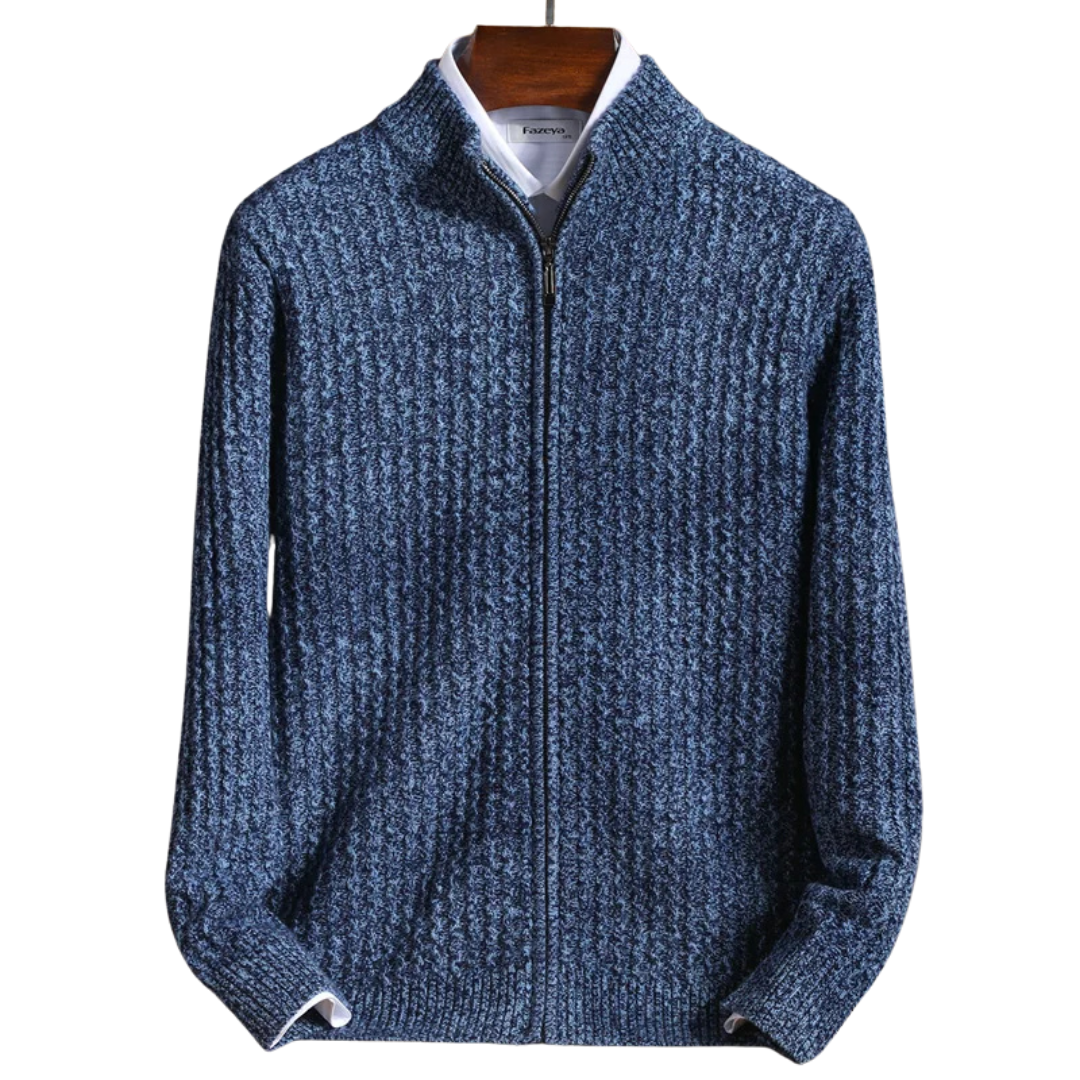 Sandridge Wollpullover mit Reißverschluss