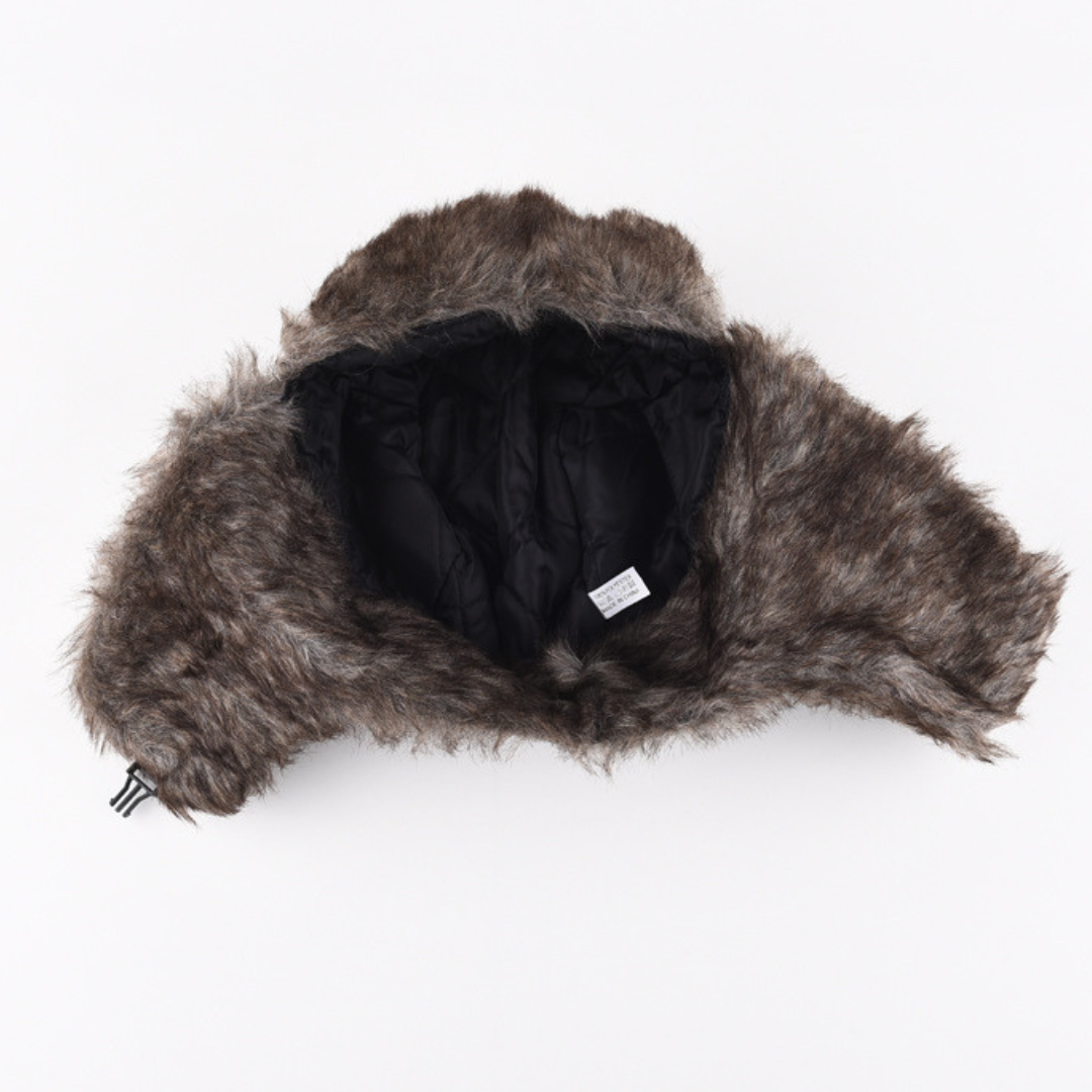 Mütze mit Kunstfell & wasserabweisender Winterwärme – NordFell Aviator