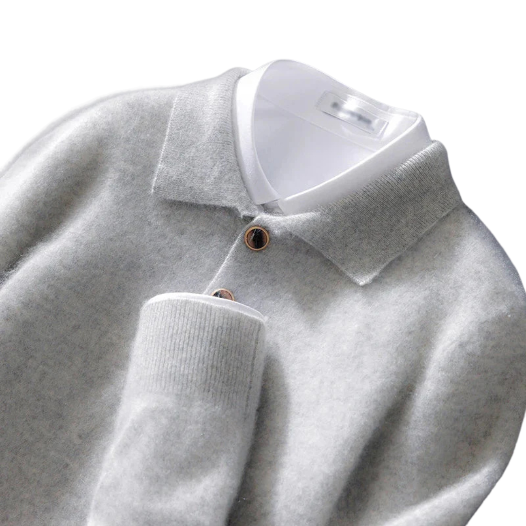Lumière Polokragen-Pullover