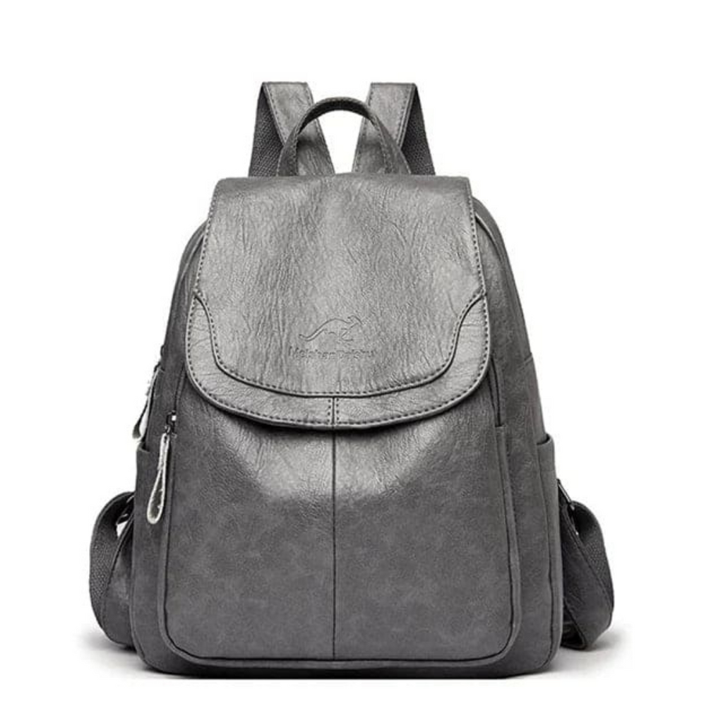 Veganem Leder Taschen Rucksack mit Anti-Diebstahl-Design für Damen – EleganceSafe Backpack