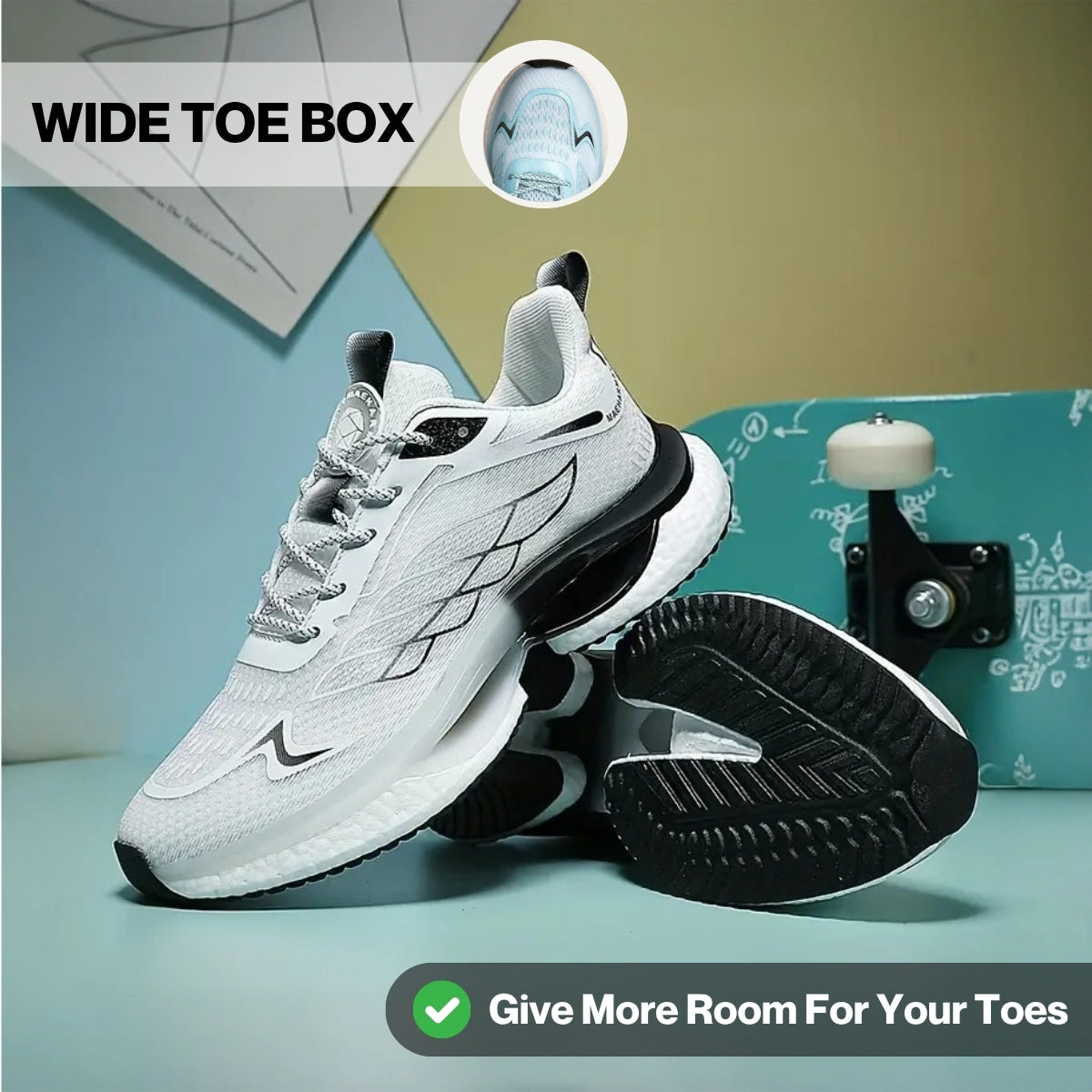 Stützende Walking-Schuhe für natürlichen Komfort