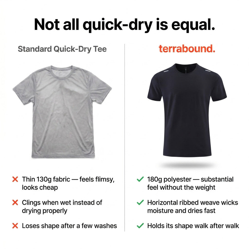 Herren Lauf-T-Shirt schnelltrocknend – feuchtigkeitsableitend