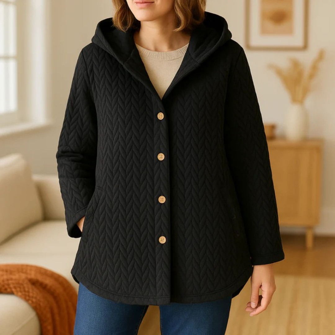 Arlo Strickjacke mit Kapuze