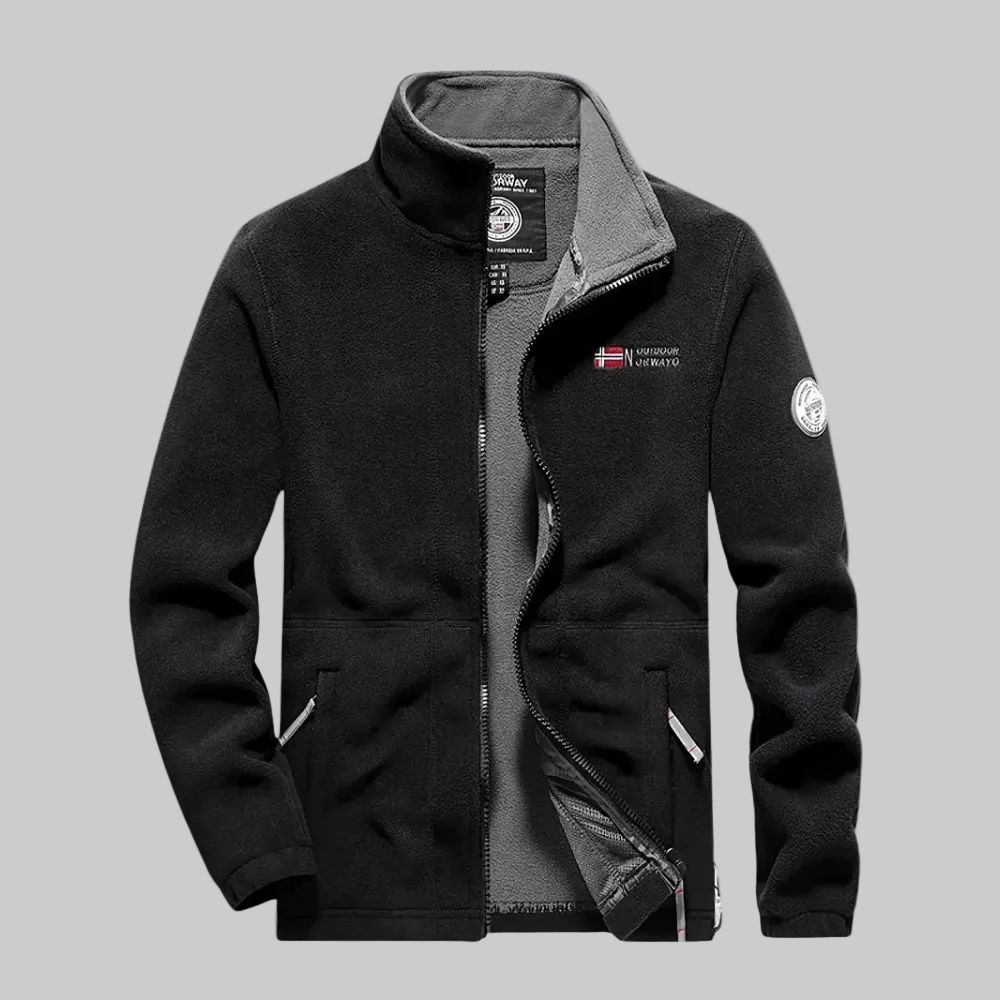 Leichte Thermo-Fleecejacke – atmungsaktiver Midlayer für Outdoor-Aktivitäten