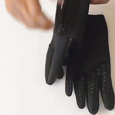 Thermohandschuhe – winddicht mit Touchscreen-Fingerspitzen