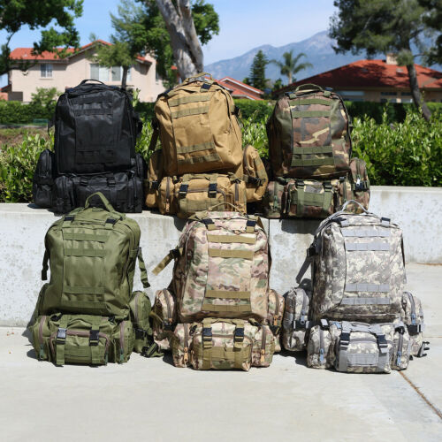 60L MOLLE Outdoor-Militär-Tactical-Rucksack – Camping, Wandern, Trekking